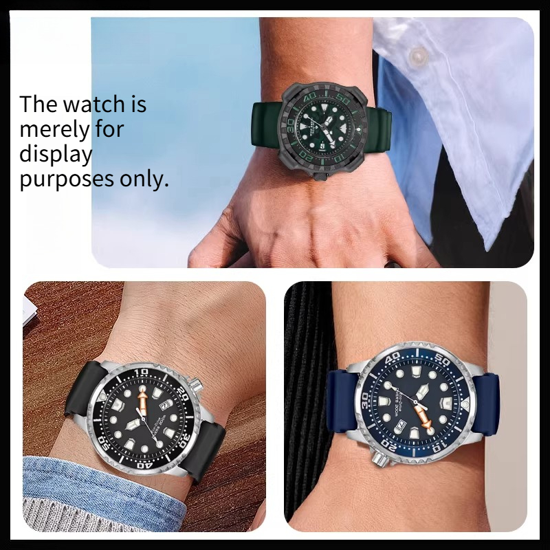 Tali Jam Tangan Silikon Tepi C - Citizen Watch Promaster ulasan dan harga