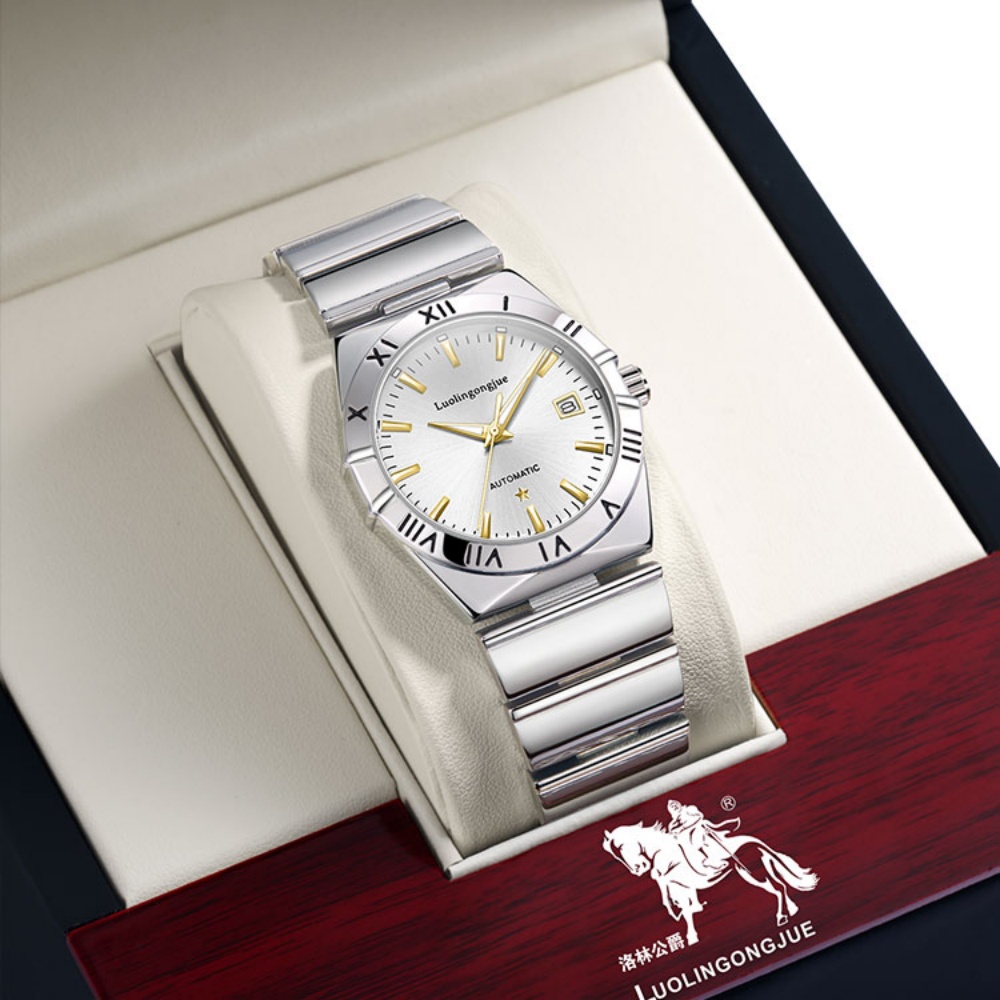 Jam Tangan Pria Kasual Bisnis  - Butterfly Clasp Deployant ulasan dan harga