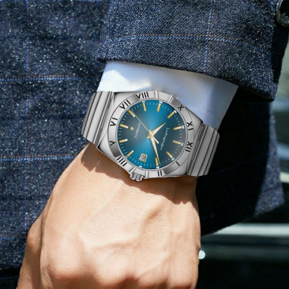 Jam Tangan Pria Kasual Bisnis  - Butterfly Clasp Deployant ulasan dan harga