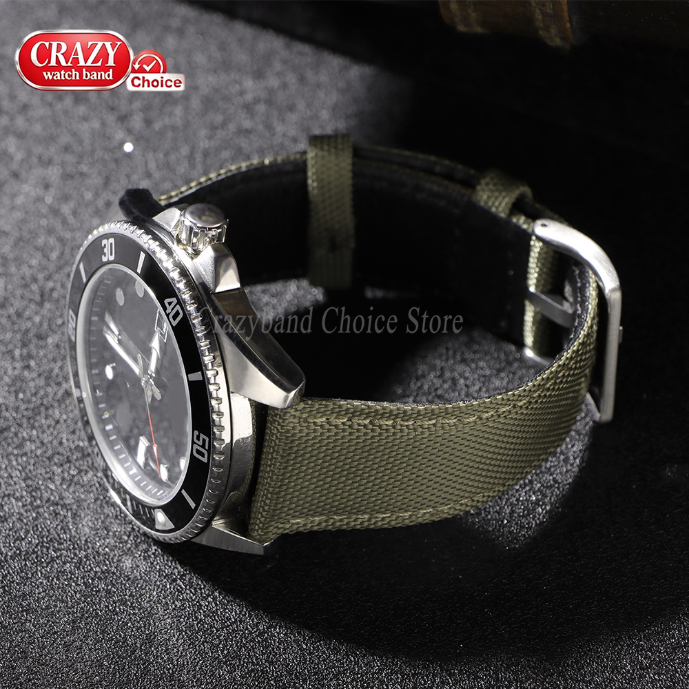 Tali Jam Tangan Nilon Tenun Ku - Canvas Strap Watch ulasan dan harga