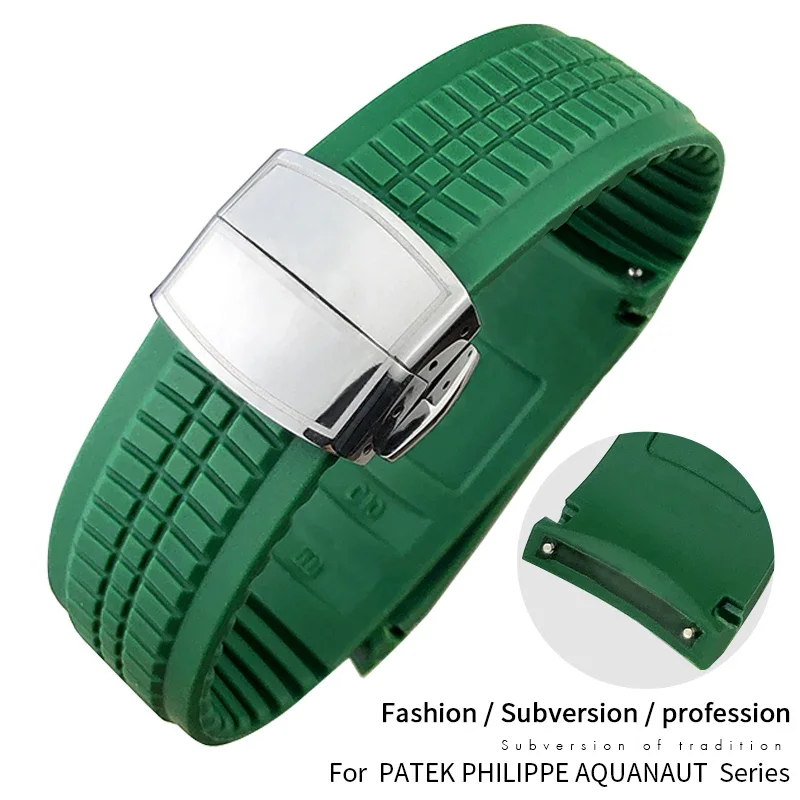 Tali Jam Tangan Karet Berkuali - Patek Philippe Watch Aquanaut ulasan dan harga